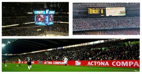 Stoßsicherer des LED-P4.81 Schirm farbenreiches 1R1G1B Anzeigen-Stadions-LED
