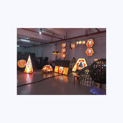 Wasserdichter kreativer LED-MietBildschirm buntes P4.81